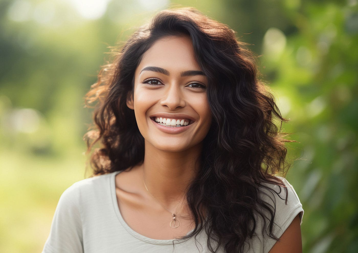 Young beautiful woman smiling and giving happy expression